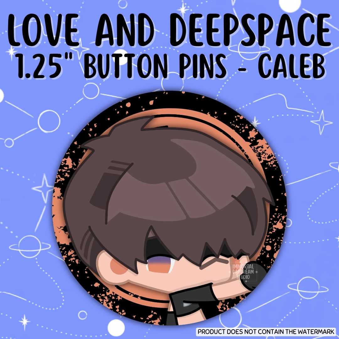 Love and Deepspace Button Pins (Gacha Draw) - IDOL Banner