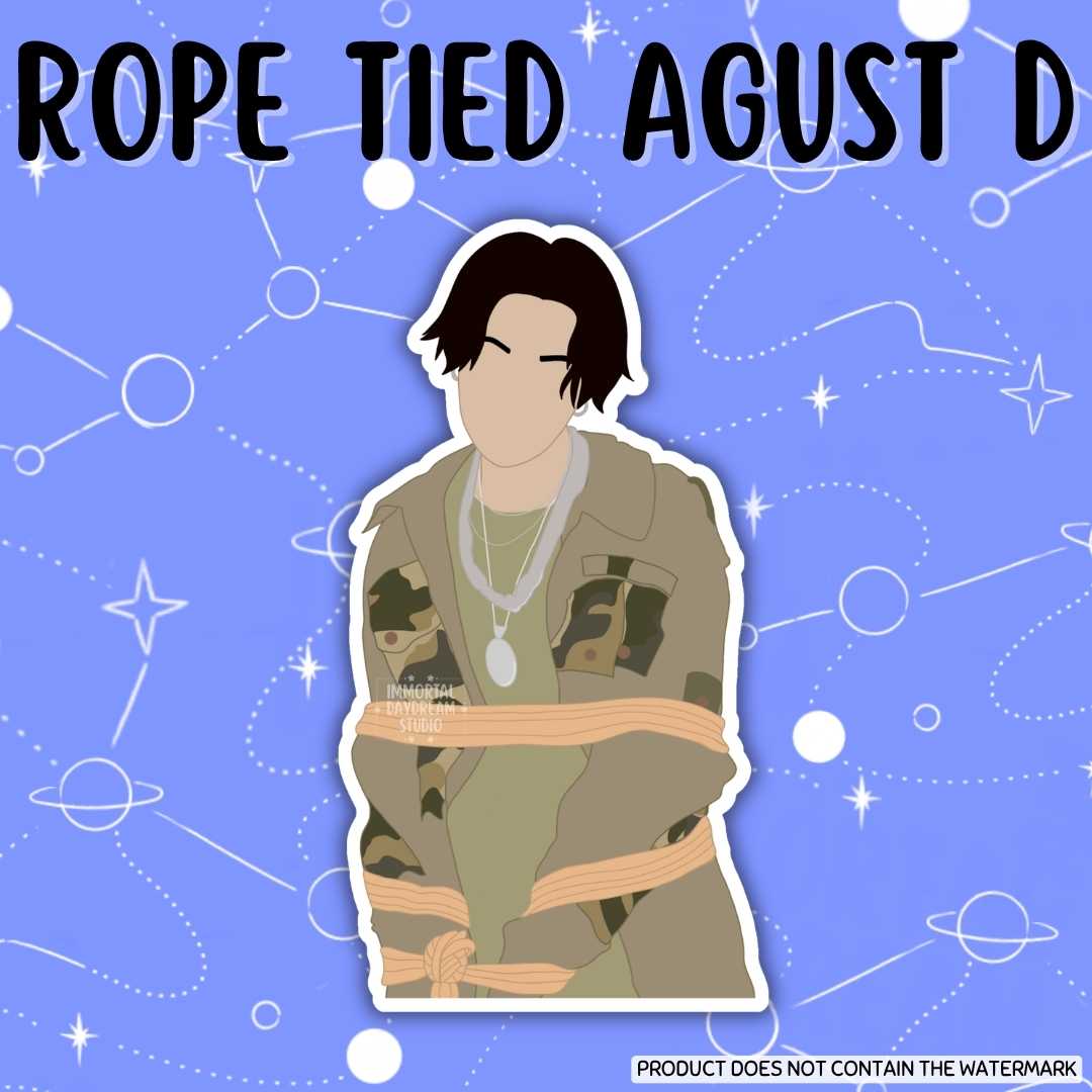 Rope Tied Agust D Sticker