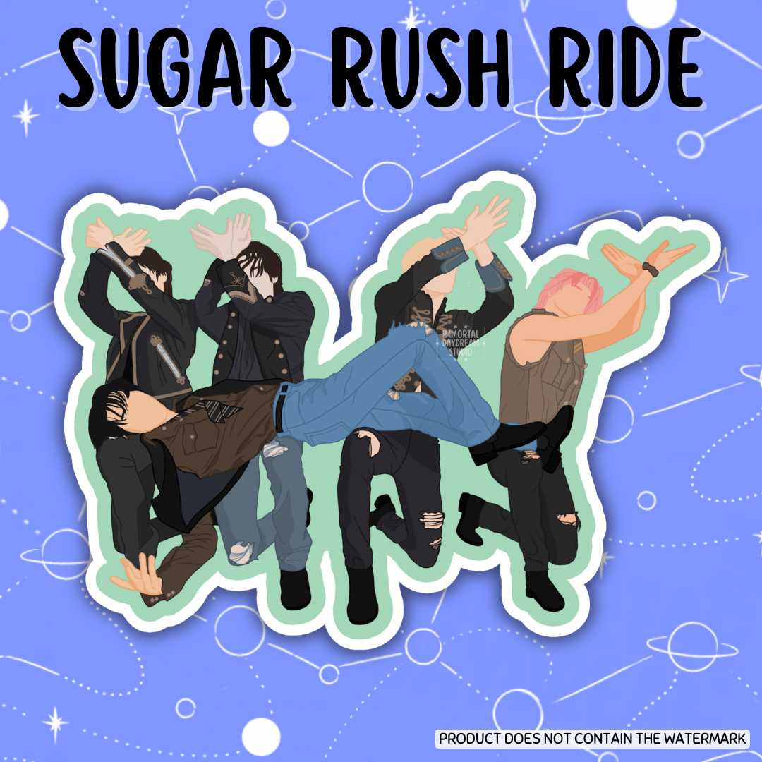 Sugar Rush Ride Sticker/Flat Magnet