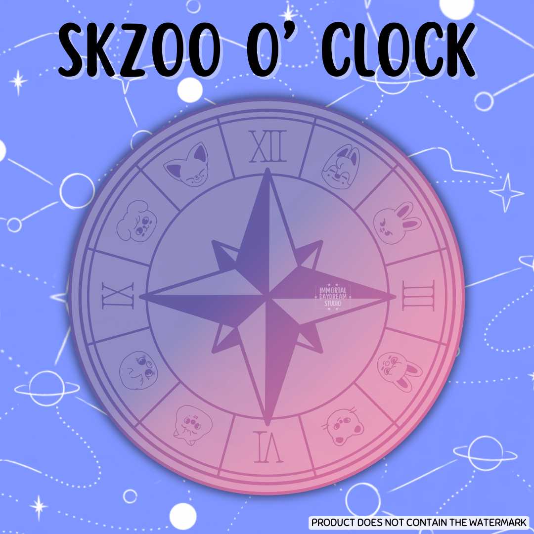SKZOO O'CLOCK Button Pin
