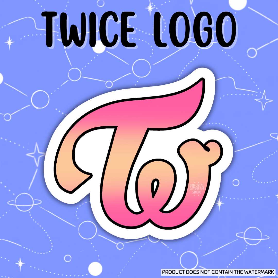 TWICE Logo Sticker