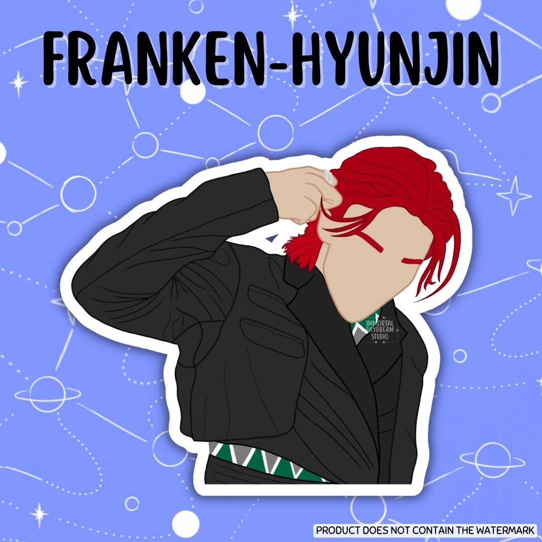 Franken-Hyunjin Sticker
