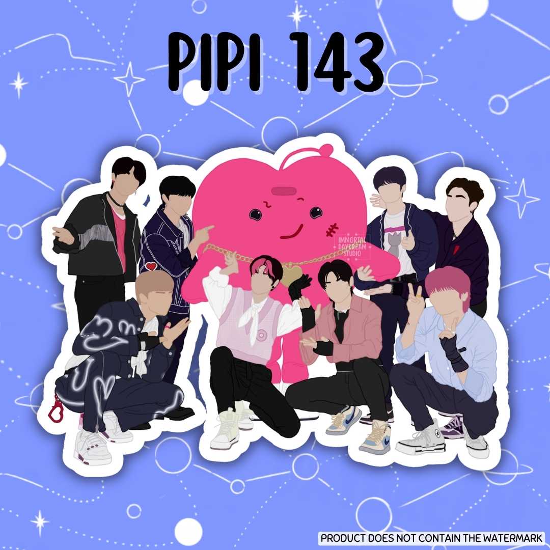 PIPI 143 Sticker/Flat Magnet