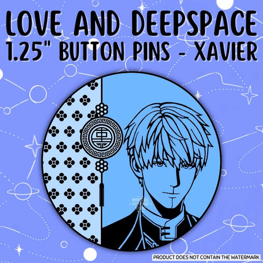 Love and Deepspace Button Pins (Gacha Draw)