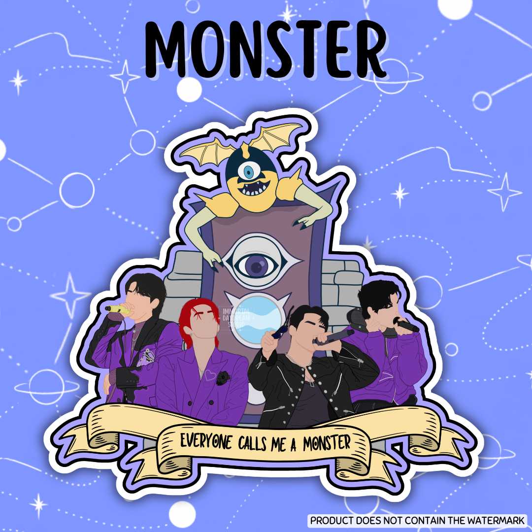 Monster Sticker/Flat Magnet