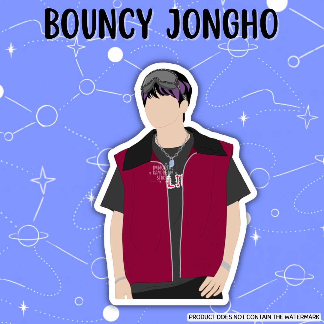 Bouncy Jongho Sticker