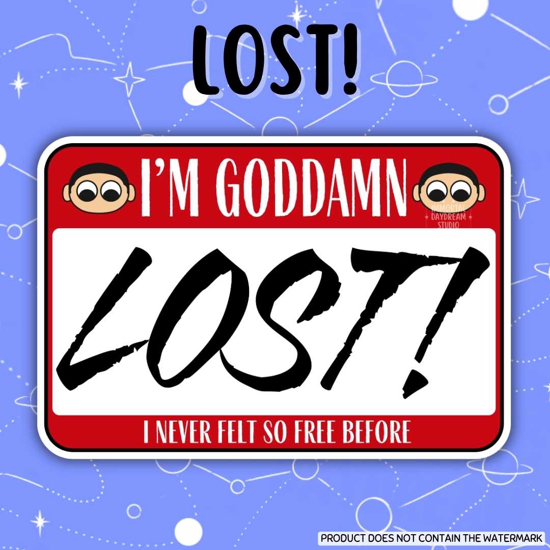 LOST! Sticker/Flat Magnet