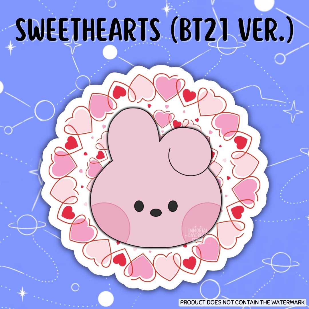 SWEETHEARTS (BT21 Version) Stickers
