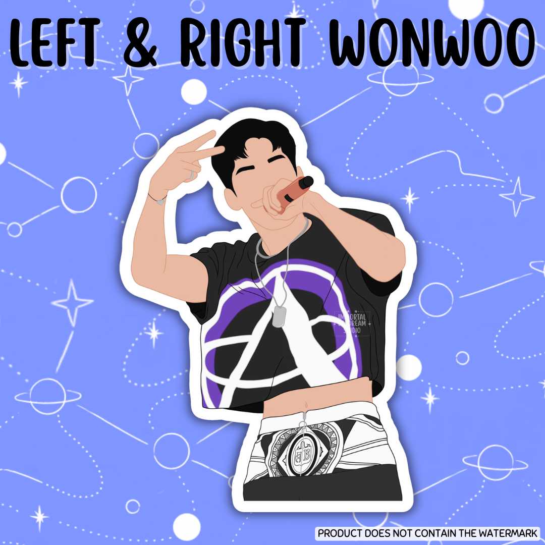 Left & Right Wonwoo Sticker