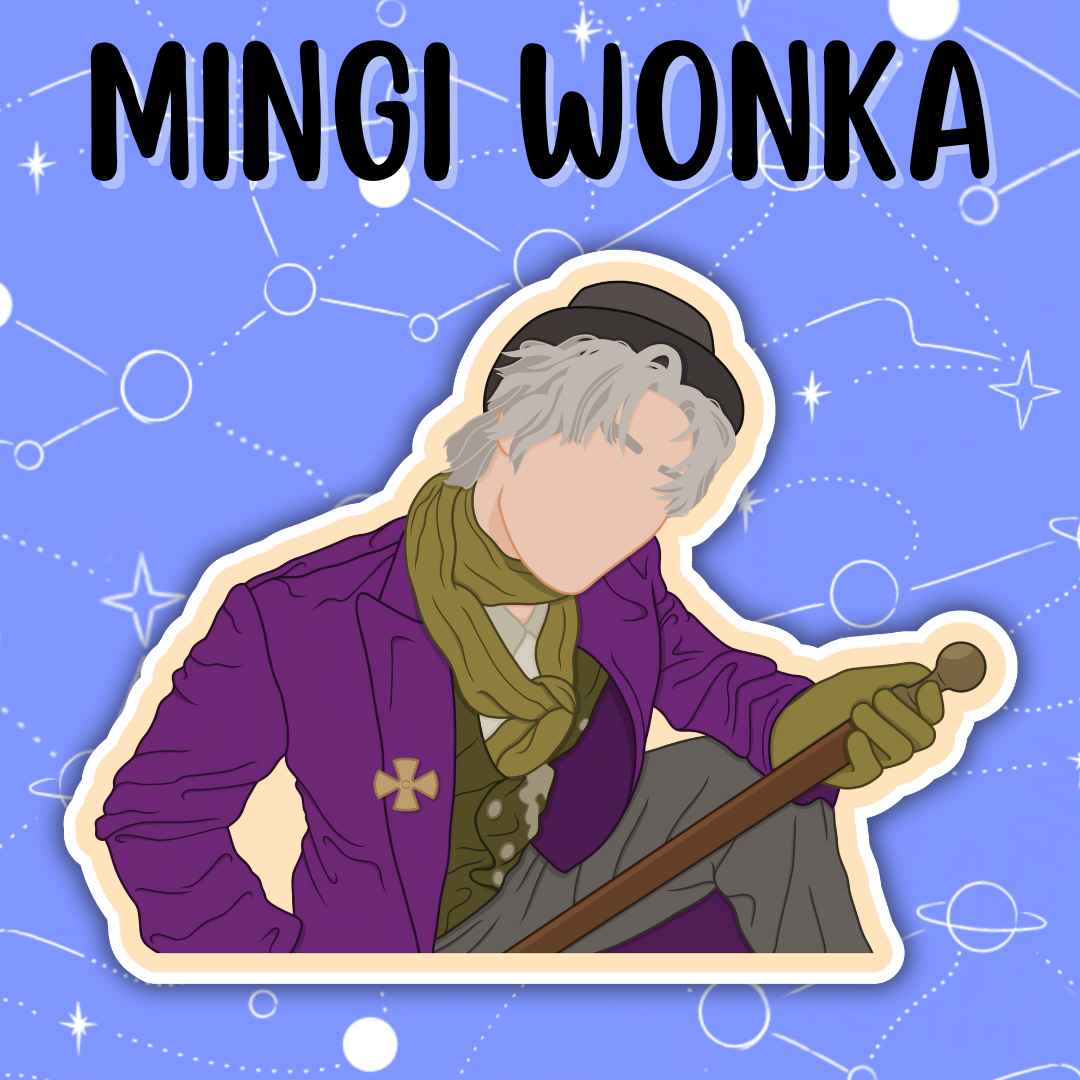 Mingi Wonka Sticker