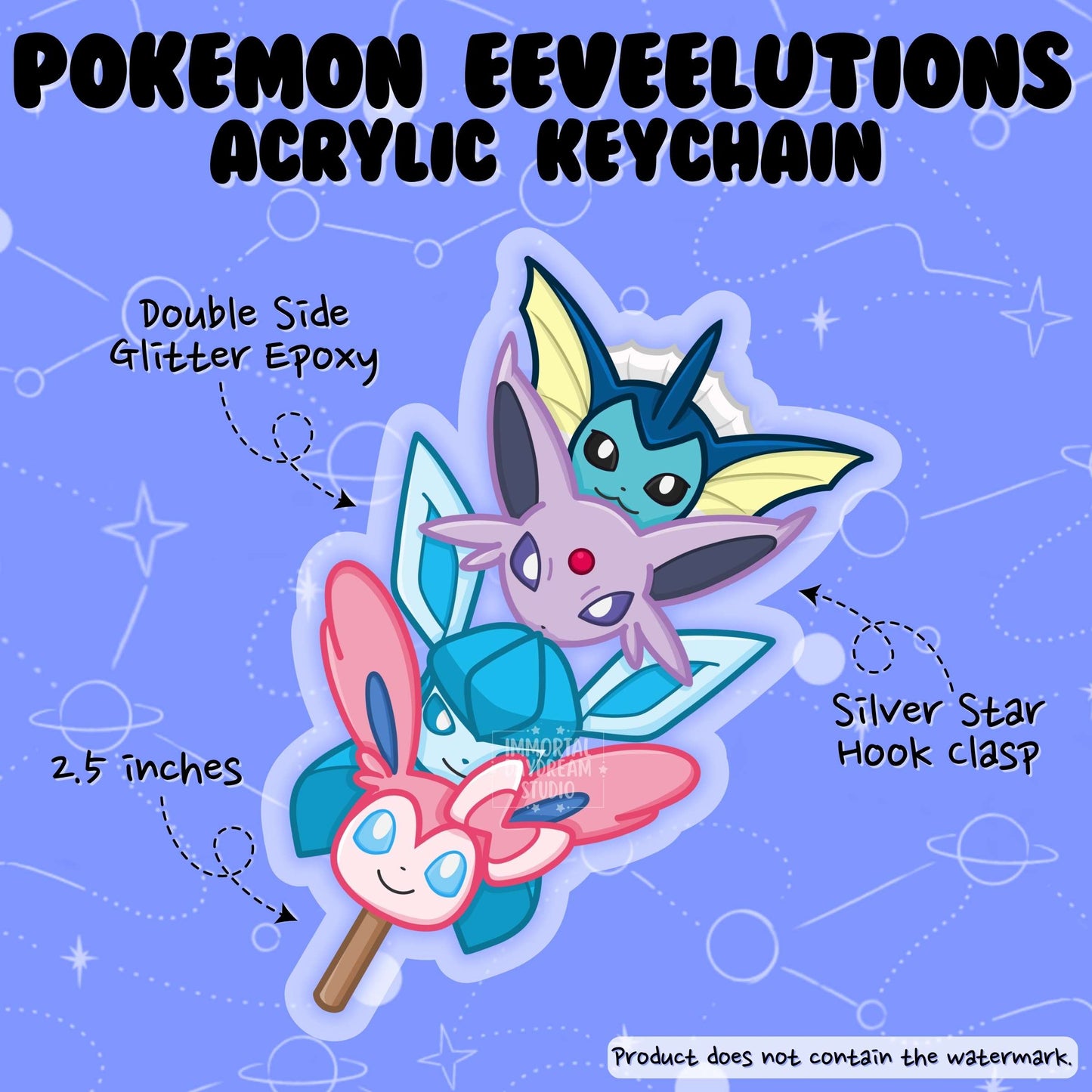 Pokemon Eeveelutions Keychain