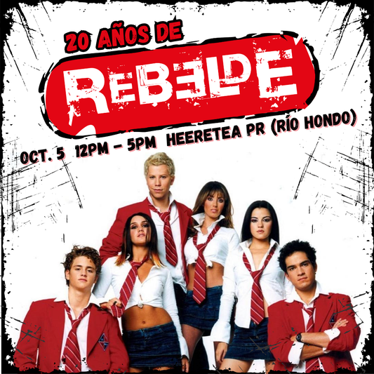 20 Años de Rebelde Cupsleeve Event