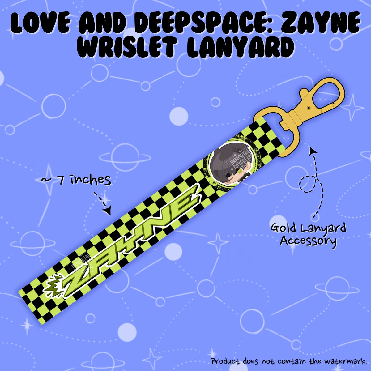 LOVE AND DEEPSPACE: Wristlet Lanyards