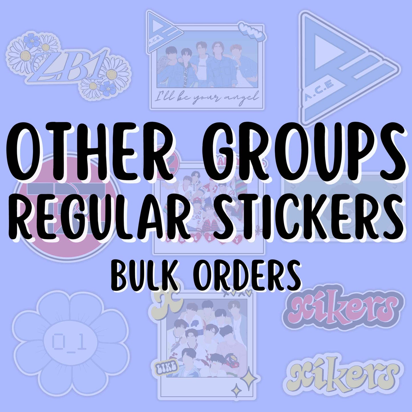 Other Boy Groups Regular Stickers (Bulk)