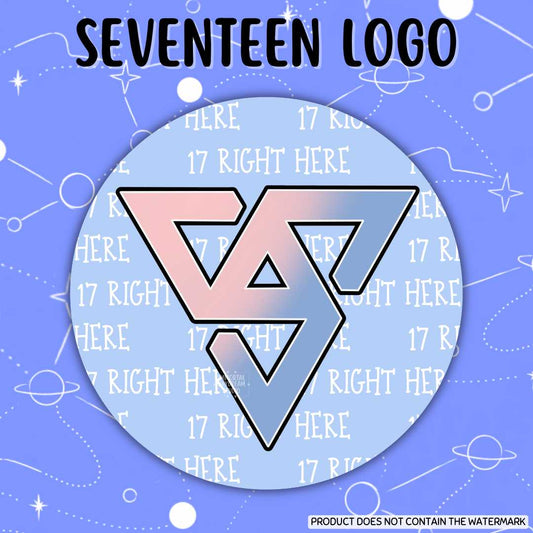 Seventeen Logo Button Pin