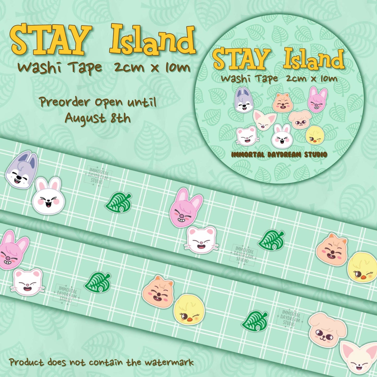 STAY Island Washi Tape