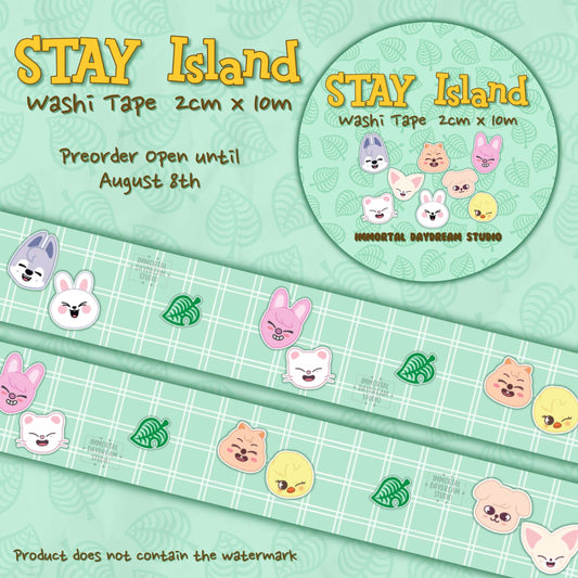 STAY Island Washi Tape