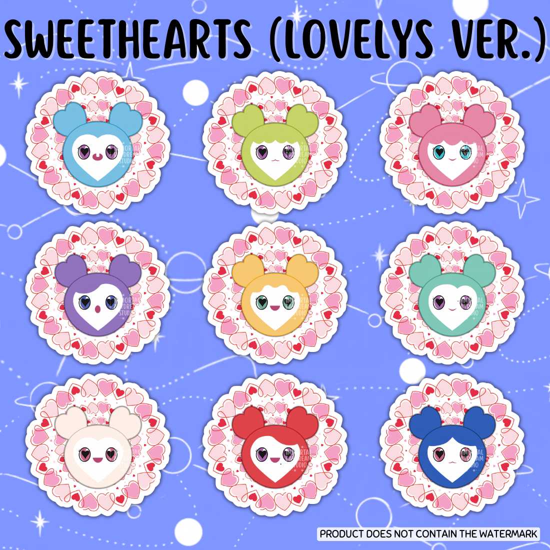 SWEETHEARTS (LOVELYS Version) Stickers