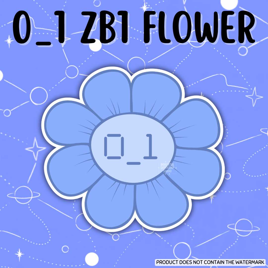 0_1 ZB1 Flower Sticker
