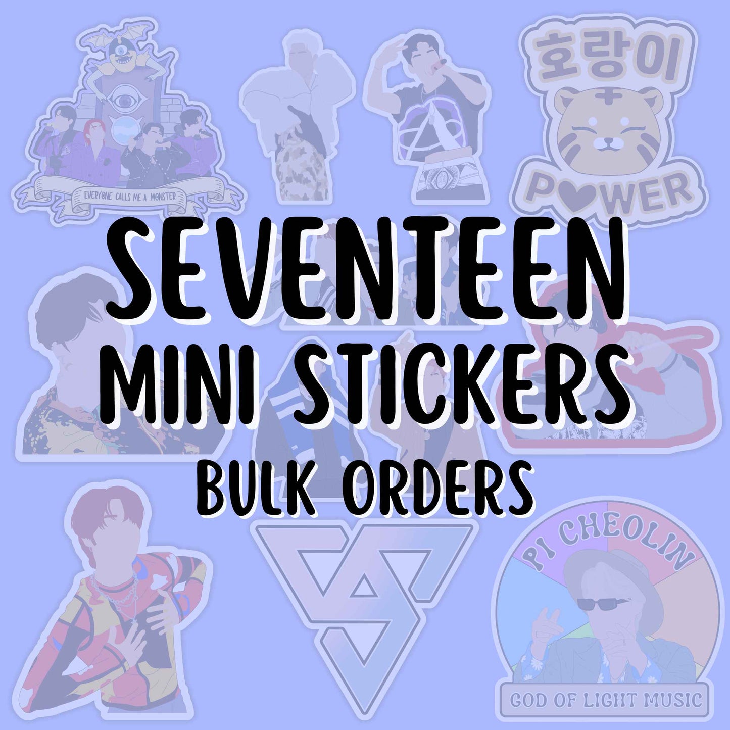 Seventeen Mini Stickers (Bulk)