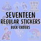 Seventeen Regular Stickers (Bulk)