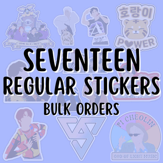 Seventeen Regular Stickers (Bulk)