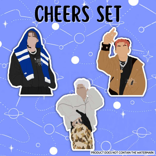 CHEERS Sticker Set