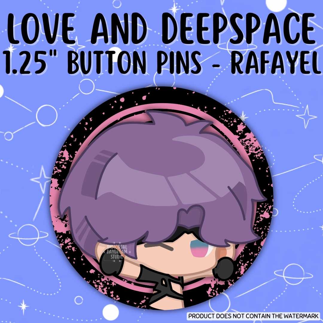 Love and Deepspace Button Pins (Gacha Draw) - IDOL Banner