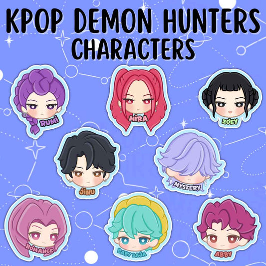 K-POP DEMON HUNTERS: Huntrix/Saja Boys Stickers