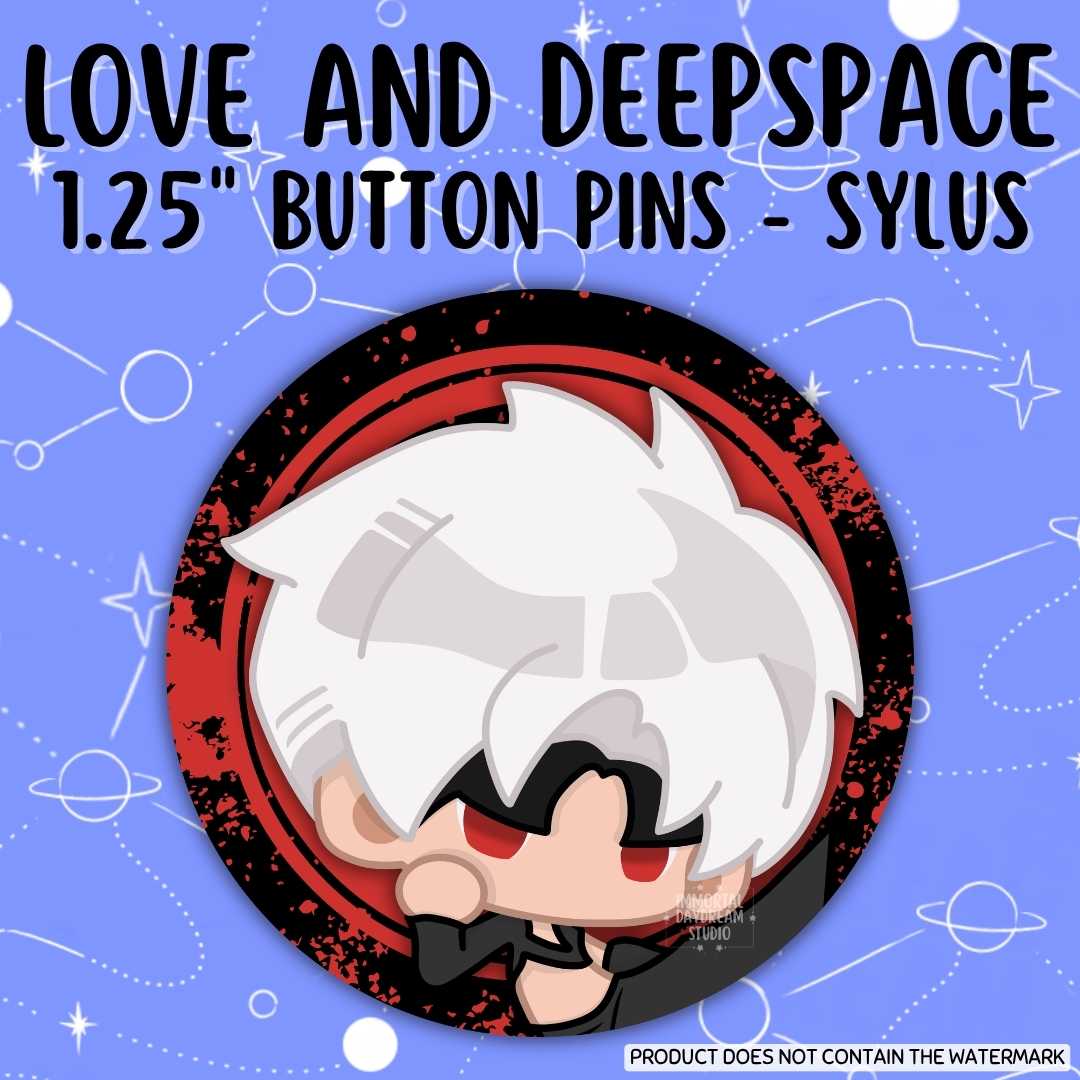 Love and Deepspace Button Pins (Gacha Draw) - IDOL Banner