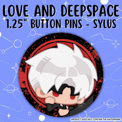 Love and Deepspace Button Pins (Gacha Draw) - IDOL Banner