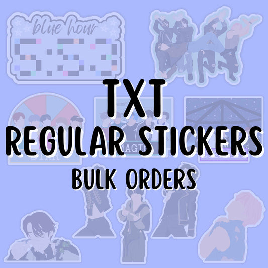 TXT Regular Stickers (Bulk)