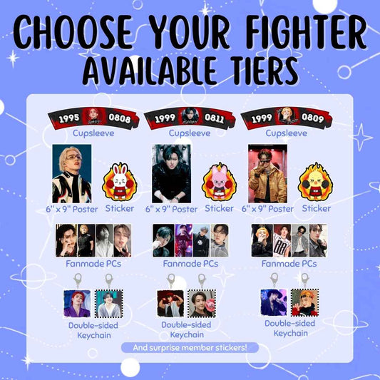 Choose Your Fighter Leo Rappers Celebration Event: Available Tiers