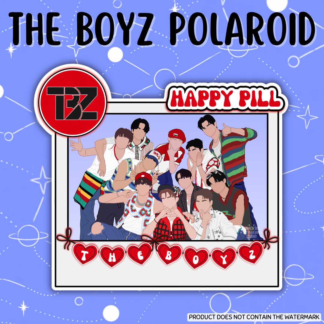The Boyz Polaroid Sticker