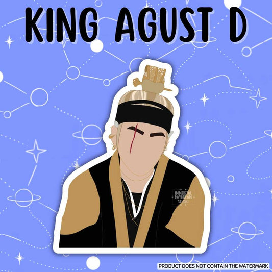 King Agust D Sticker