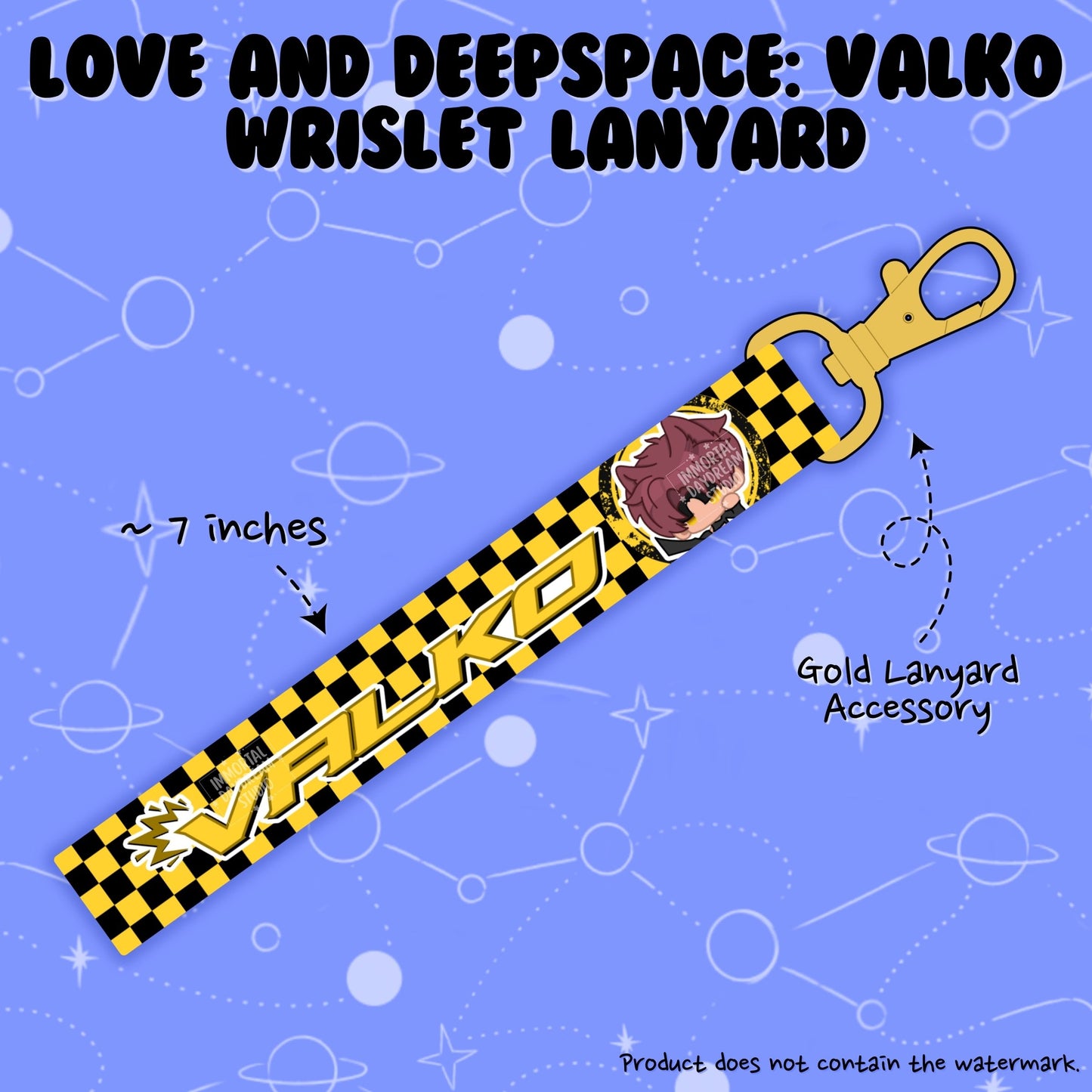 LOVE AND DEEPSPACE: Wristlet Lanyards