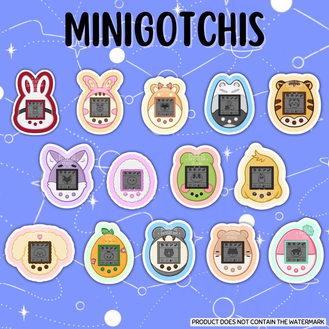 Minigotchis (MINITEEN) Stickers