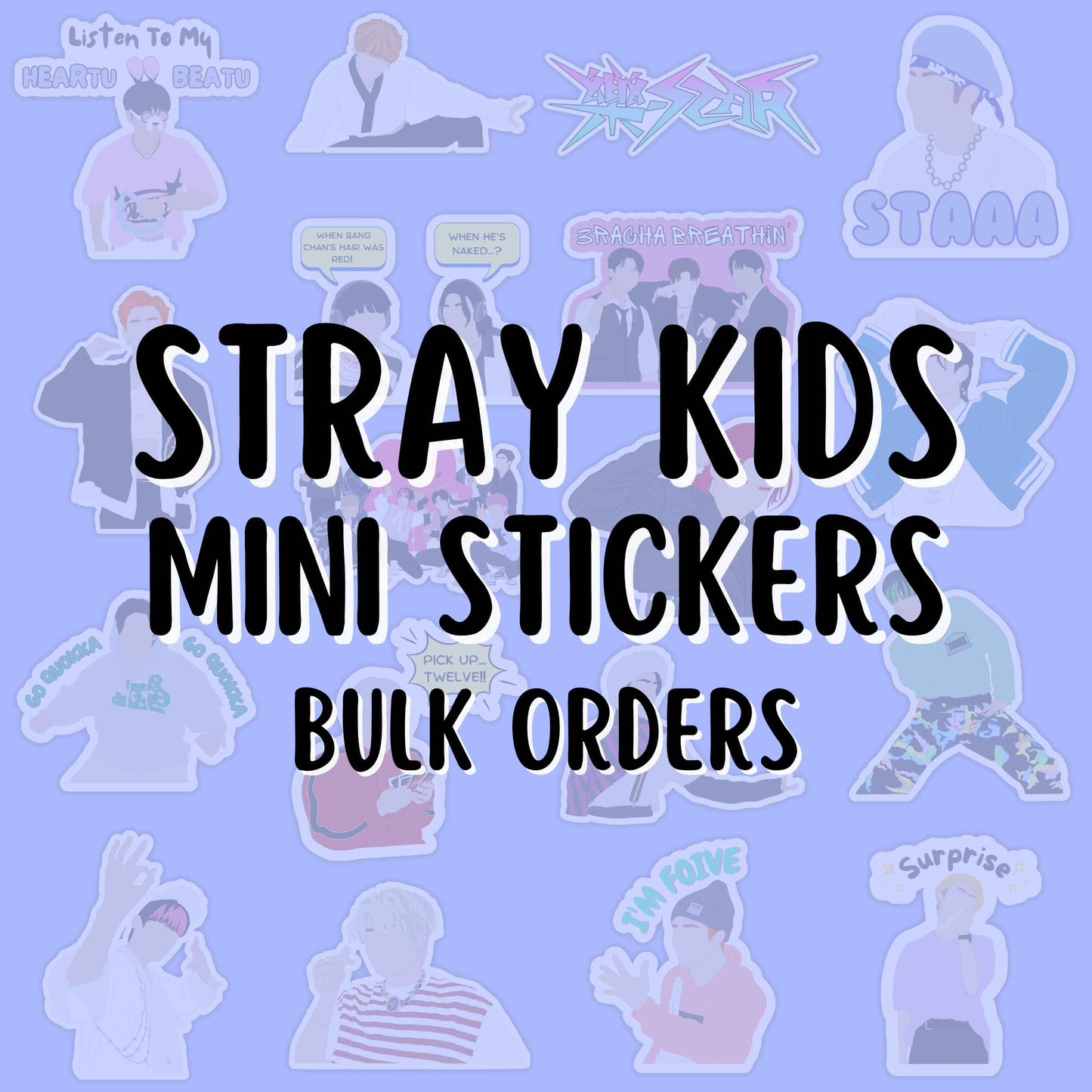 Stray Kids Mini Stickers (Bulk)