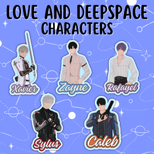 LOVE AND DEEPSPACE: Characters Stickers