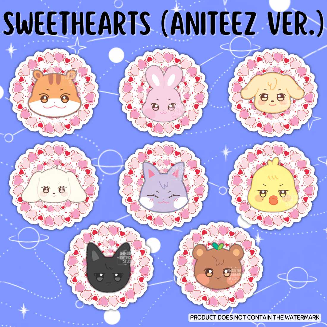 SWEETHEARTS (ANITEEZ Version) Stickers