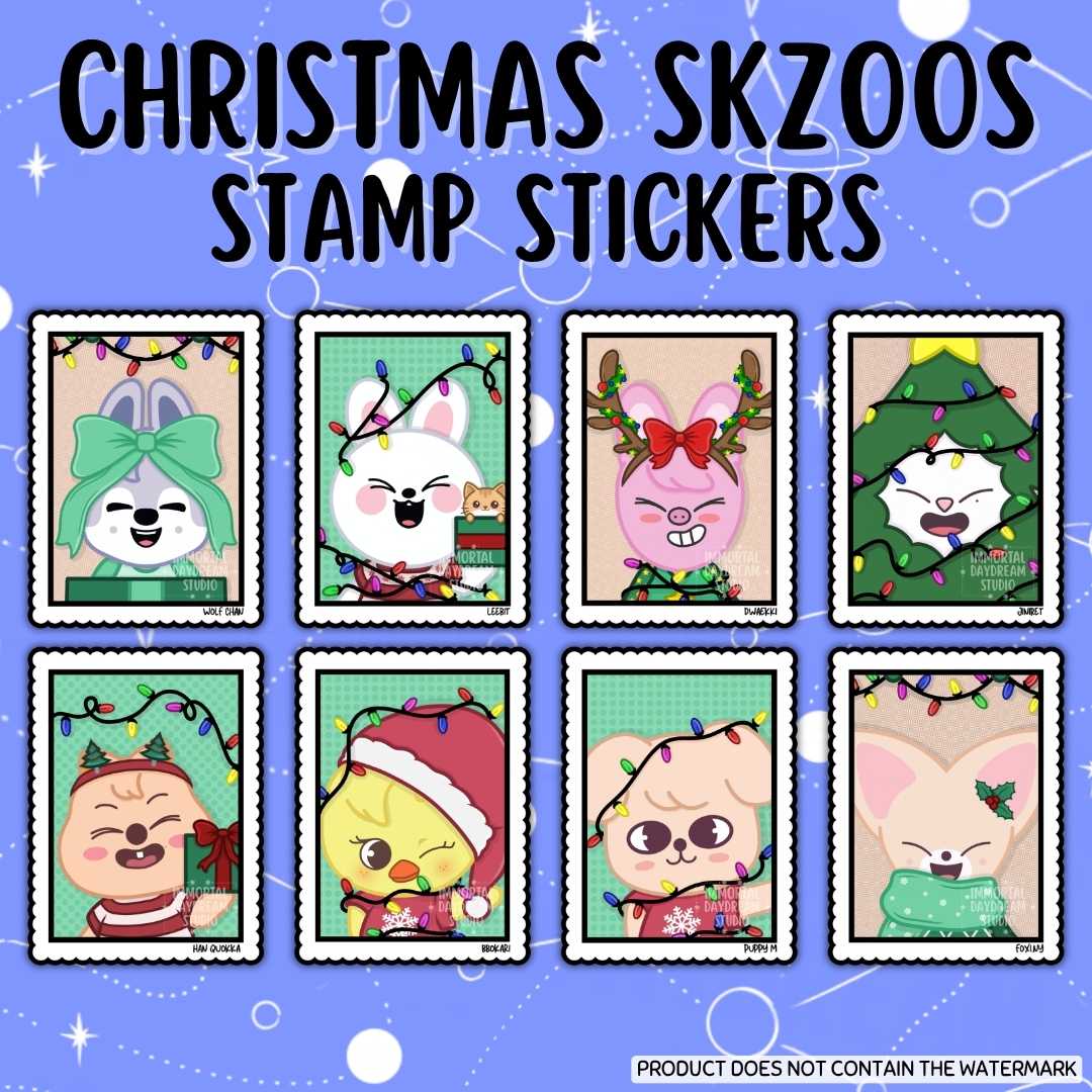 Christmas SKZOOs Stickers