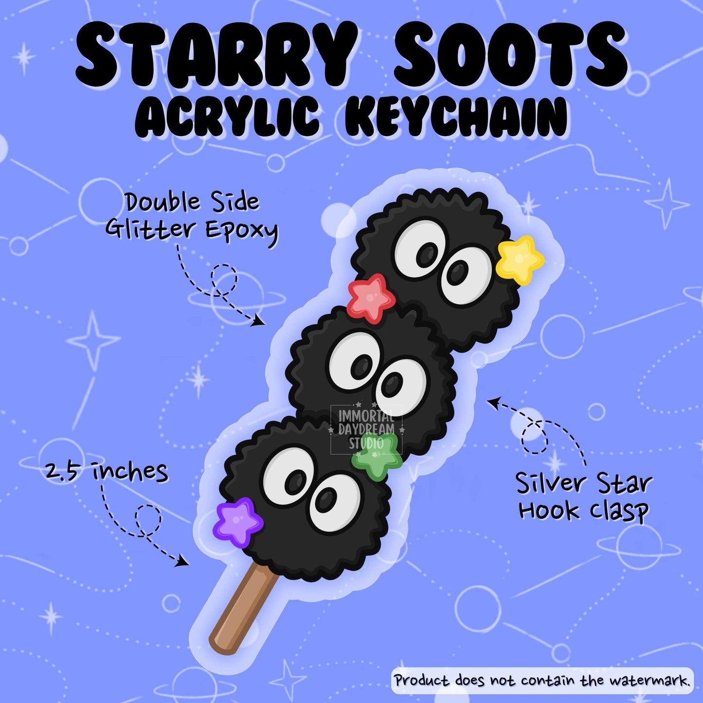 Starry Soots Keychain