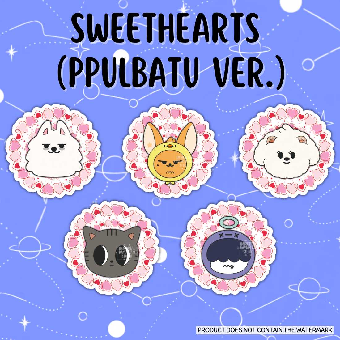SWEETHEARTS (PPULBATU Version) Stickers