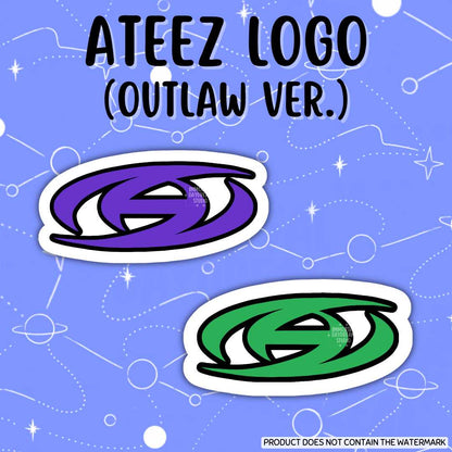 ATEEZ Logo (Outlaw Version) Stickers