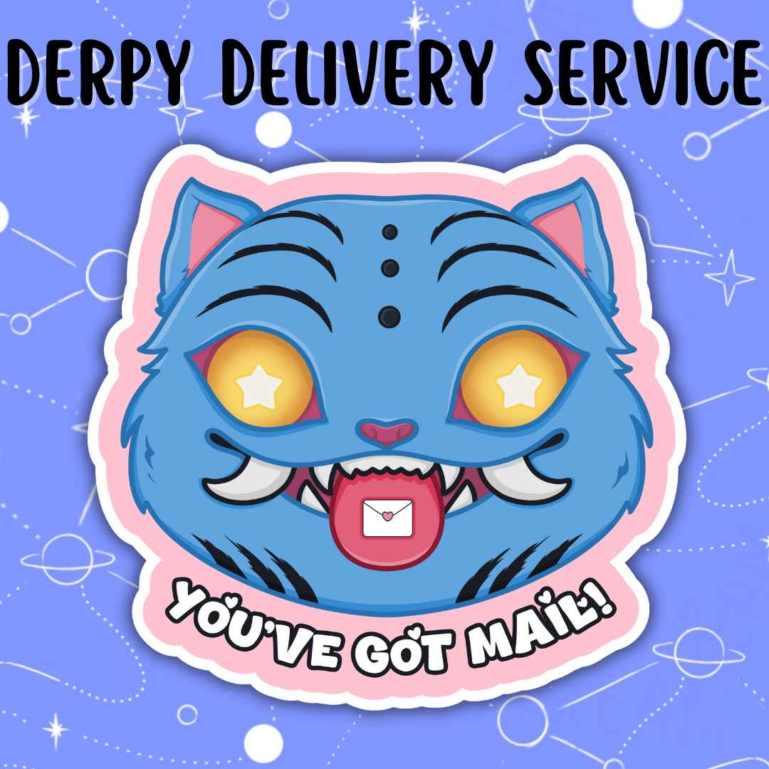 Derpy Delivery Service Sticker