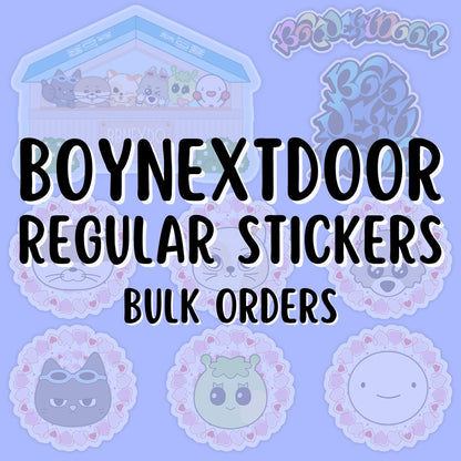 BOYNEXTDOOR  Regular Stickers (Bulk)