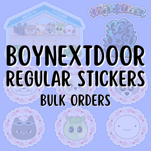BOYNEXTDOOR  Regular Stickers (Bulk)