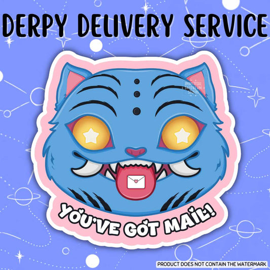 Derpy Delivery Service Sticker