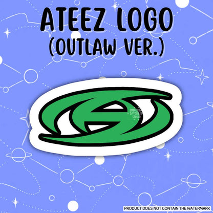 ATEEZ Logo (Outlaw Version) Stickers