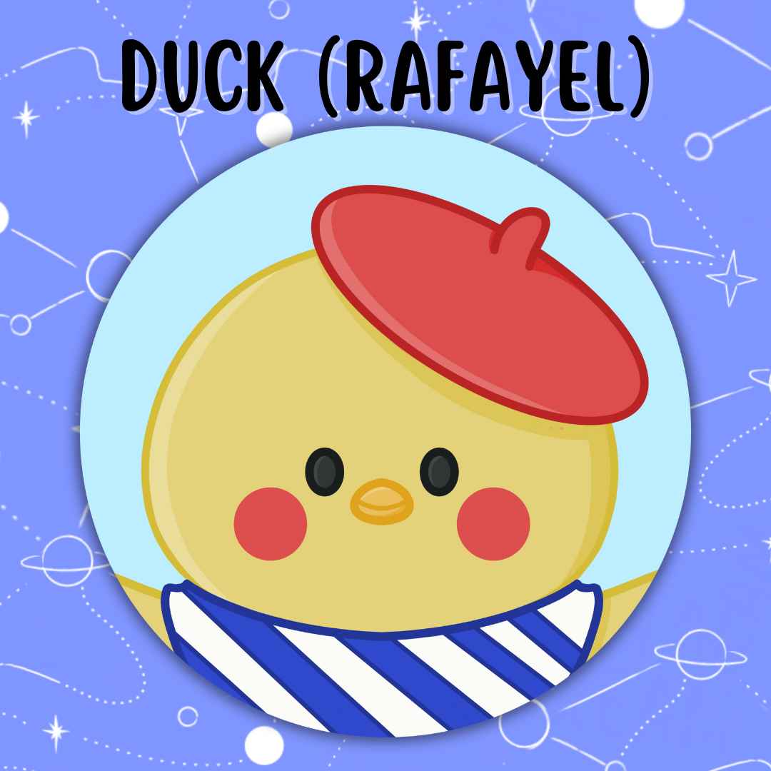 LOVE AND DEEPSPACE: Character's  Mascots Button Pins